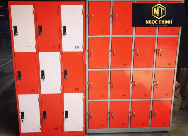 Tủ locker 16 ngăn-TỦ CÁ NHÂN SƠN MÀU 16C4K- Nội thất Ngọc Thịnh